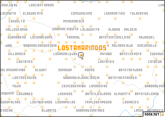 map of Los Tamarindos