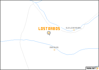 map of Los Tambos