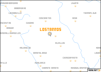 map of Los Tarros