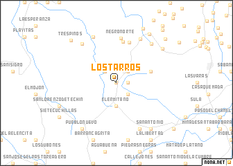 map of Los Tarros