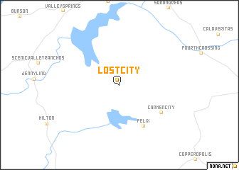map of Lost City