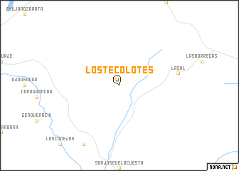 map of Los Tecolotes
