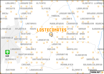 map of Los Tecomates