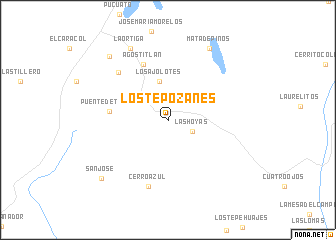 map of Los Tepozanes