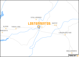 map of Los Terrentos