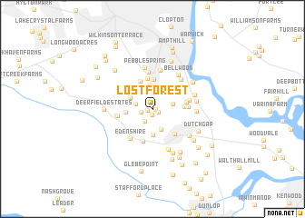 map of Lost Forest