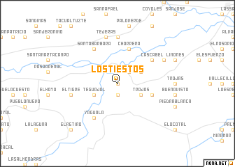 map of Los Tiestos