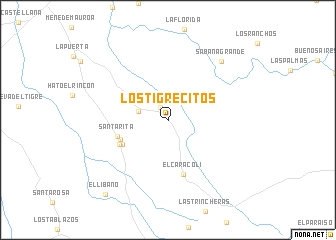 map of Los Tigrecitos