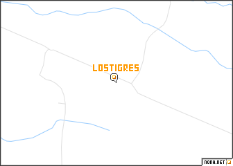 map of Los Tigres