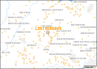 map of Lost Meadows