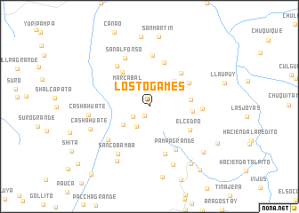 map of Los Togames