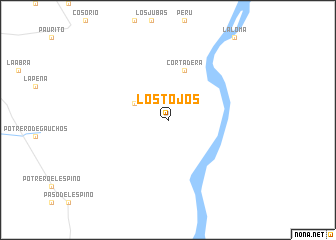 map of Los Tojos