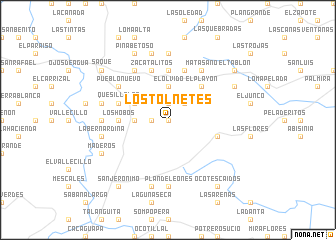 map of Los Tolnetes