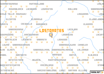 map of Los Tomates