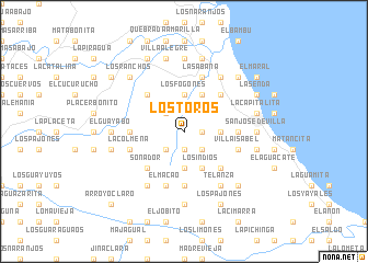 map of Los Toros