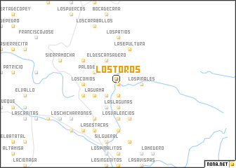 map of Los Toros