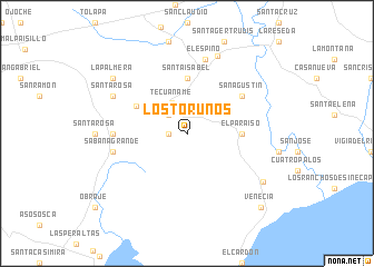 map of Los Toruños