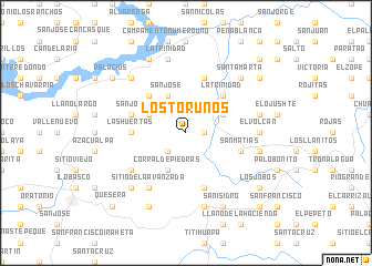 map of Los Torunos