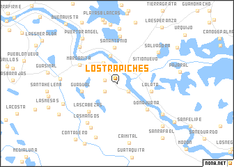 map of Los Trapiches