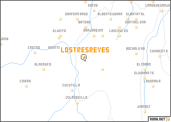 map of Los Tres Reyes