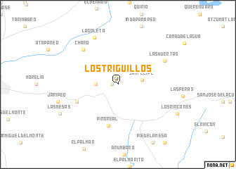 map of Los Triguillos