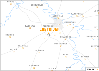 map of Lost River