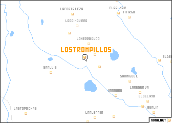 map of Los Trompillos