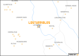 map of Los Turpiales