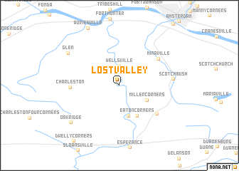 map of Lost Valley