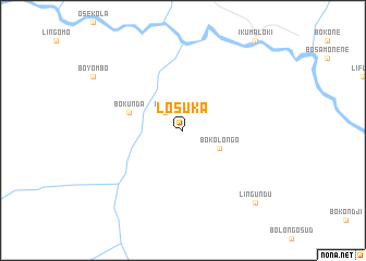 map of Losuka