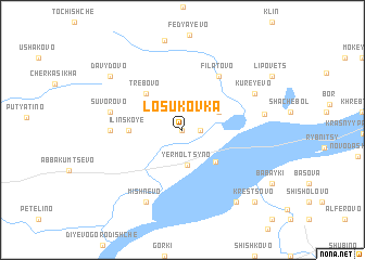 map of Losukovka