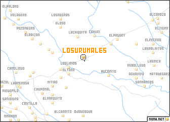 map of Los Urumales