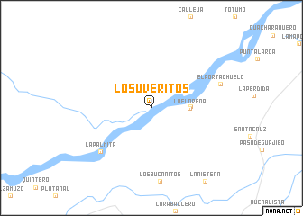 map of Los Uveritos