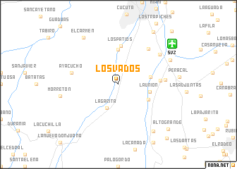 map of Los Vados