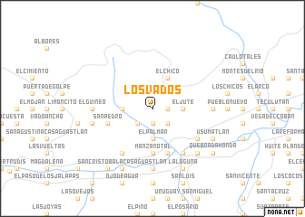 map of Los Vados