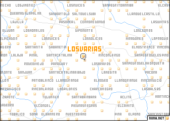 map of Los Varias