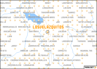 map of Los Velazquitos