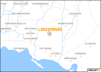 map of Los Venados