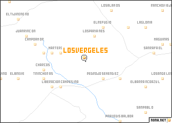 map of Los Vergeles