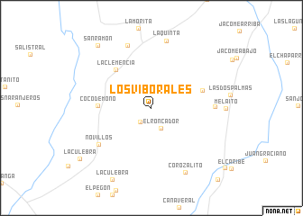 map of Los Viborales