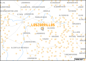 map of Los Zorrillos