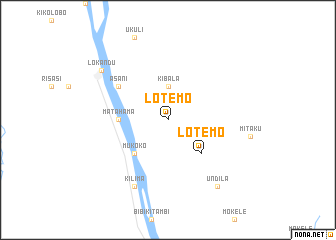 map of Lotemo