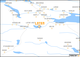 map of Löten