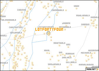 map of Lot Forty-four