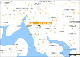 map of Lothair Station
