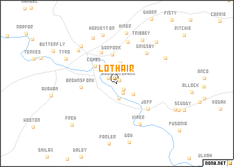 map of Lothair