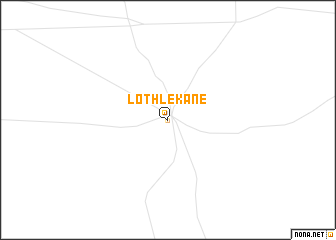 map of Lothlekane
