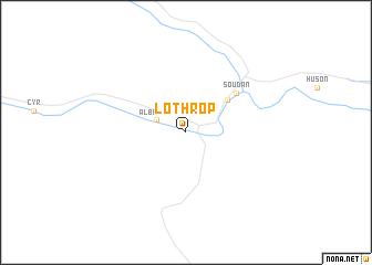 map of Lothrop