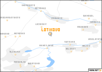 map of Lotikovo