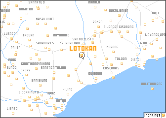 map of Lotokan